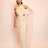 Pearl Chiffon Saree