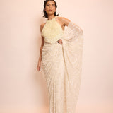 Pearl Chiffon Saree