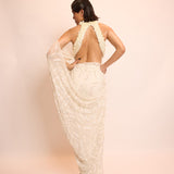 Pearl Chiffon Saree
