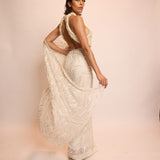 Pearl Chiffon Saree