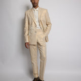 Champagne Linen Suit
