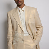 Champagne Linen Suit