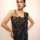 Gilded Dusk saree
