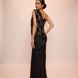 Gilded Dusk saree