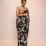 NOIR BLOOM saree