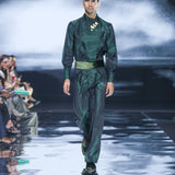 Emerald Silk Shirt