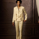 Off White Three Piece Suit