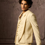 Off White Three Piece Suit