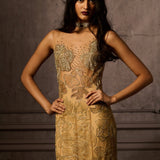 The Gilded Lace Gown