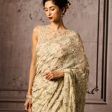 The Ivory Muse Sari