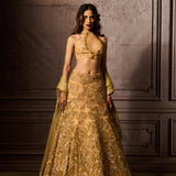 Gold Embroidered Lehenga