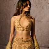 Gold Embroidered Lehenga